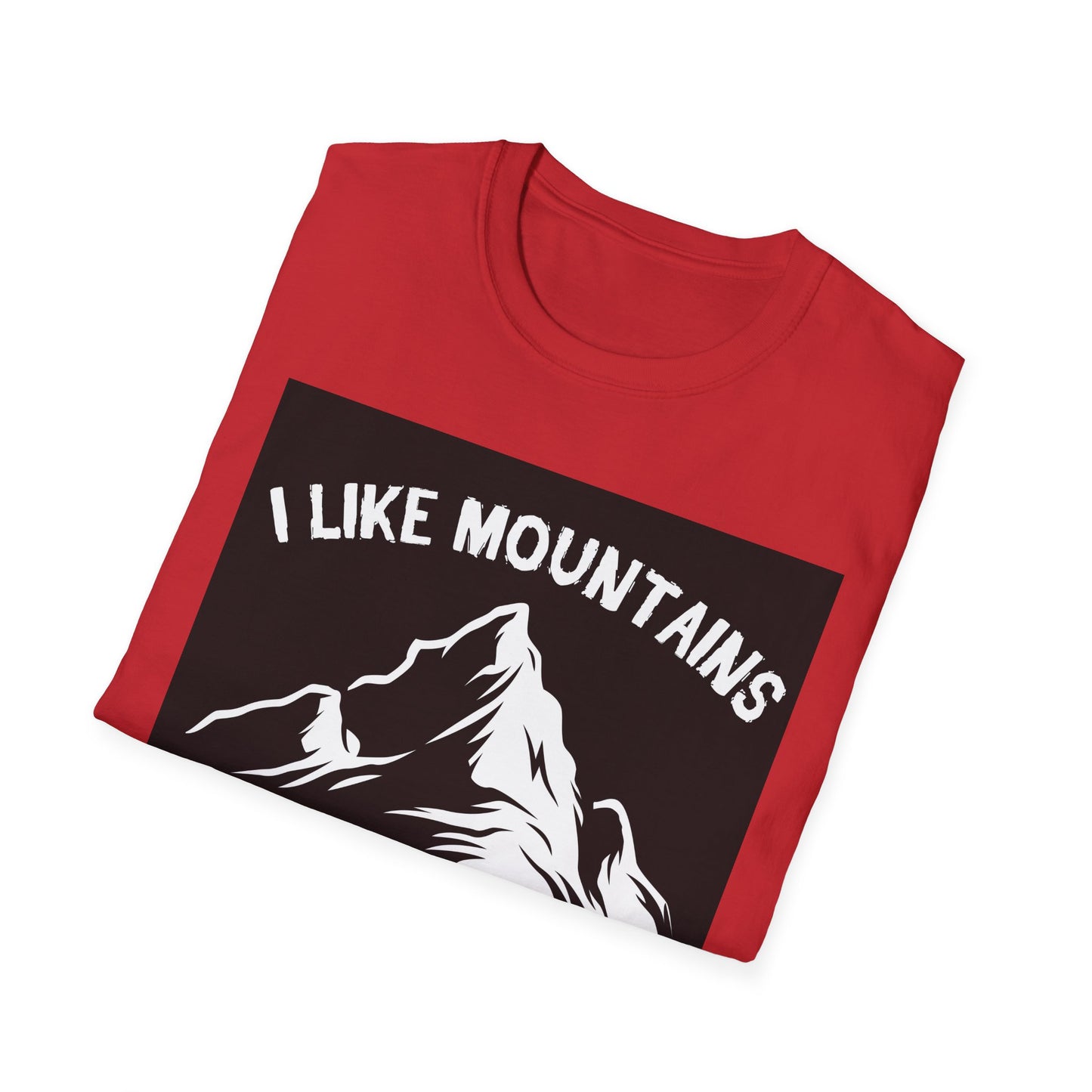 Mountains & Maybe Three People T-Shirt — Funny Outdoor Hiking Tee