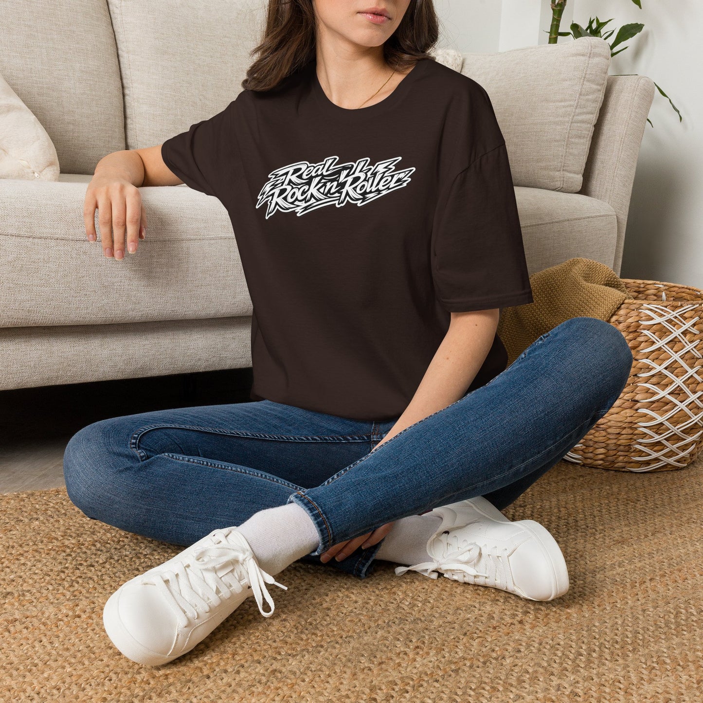 "Rock n Roll Is In My Soul" Signiture Graphic T-Shirt — "Real Rock n Roller" Retro Band Tee