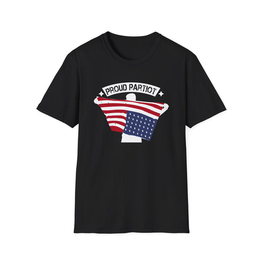 Proud Patriot T-Shirt — American Flag Graphic Tee