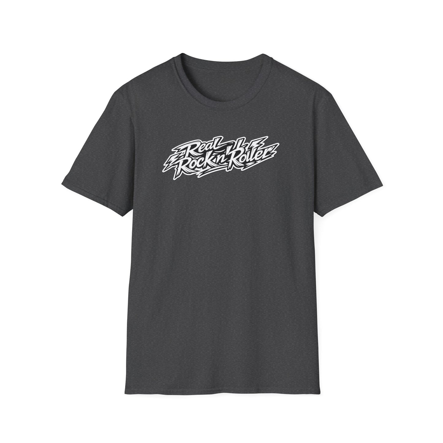 "Rock n Roll Is In My Soul" Signiture Graphic T-Shirt — "Real Rock n Roller" Retro Band Tee