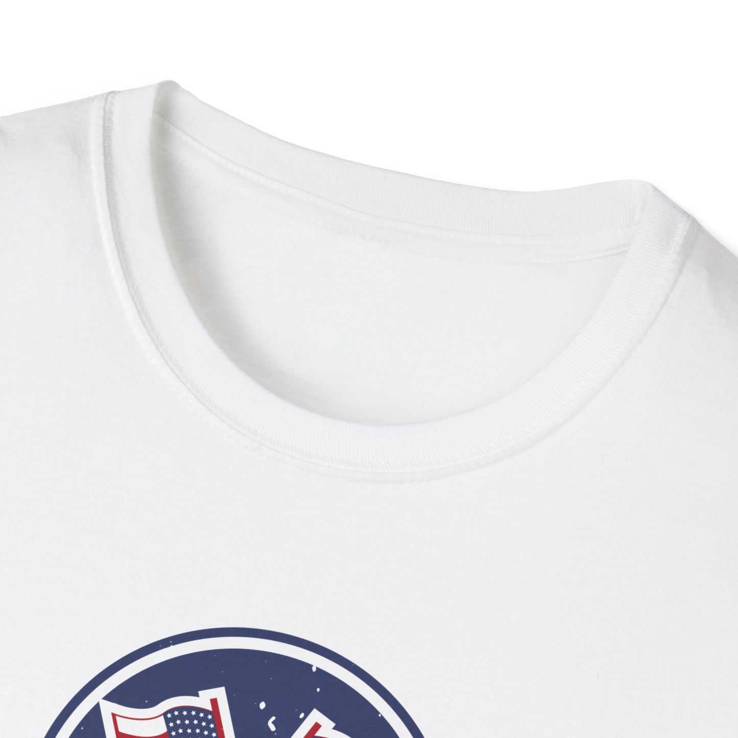 American Patriot T-Shirt — Vintage Flag Logo Tee