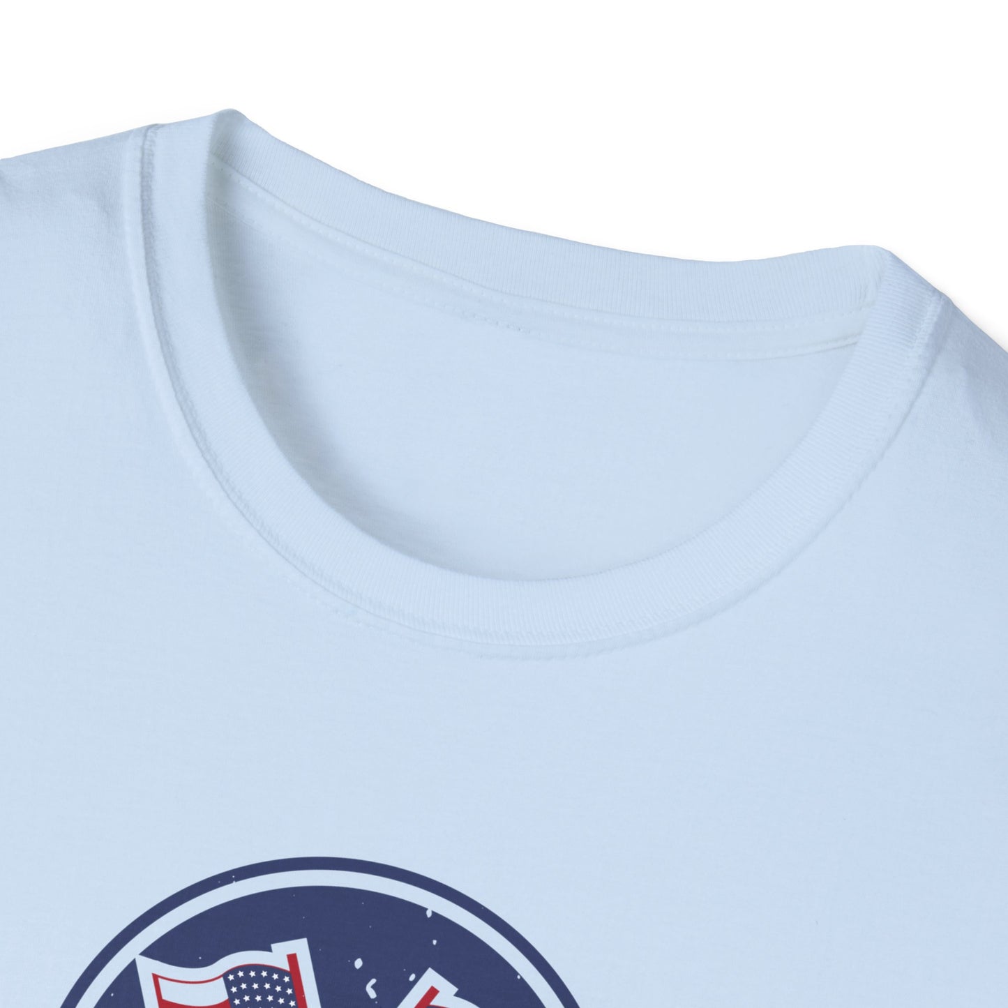 American Patriot T-Shirt — Vintage Flag Logo Tee