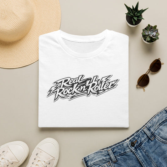 "Rock n Roll Is In My Soul" Signiture Graphic T-Shirt — "Real Rock n Roller" Retro Band Tee