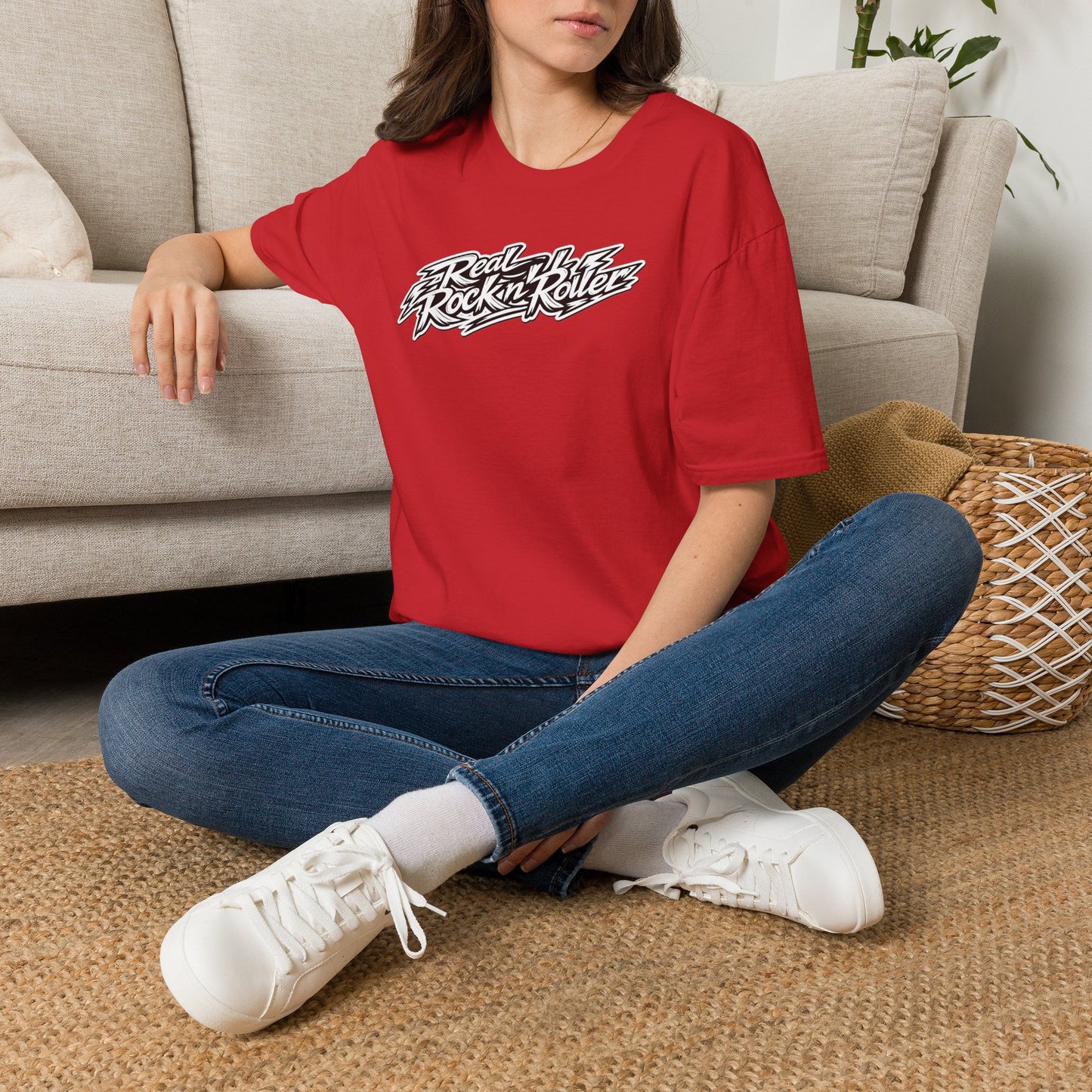 "Rock n Roll Is In My Soul" Signiture Graphic T-Shirt — "Real Rock n Roller" Retro Band Tee