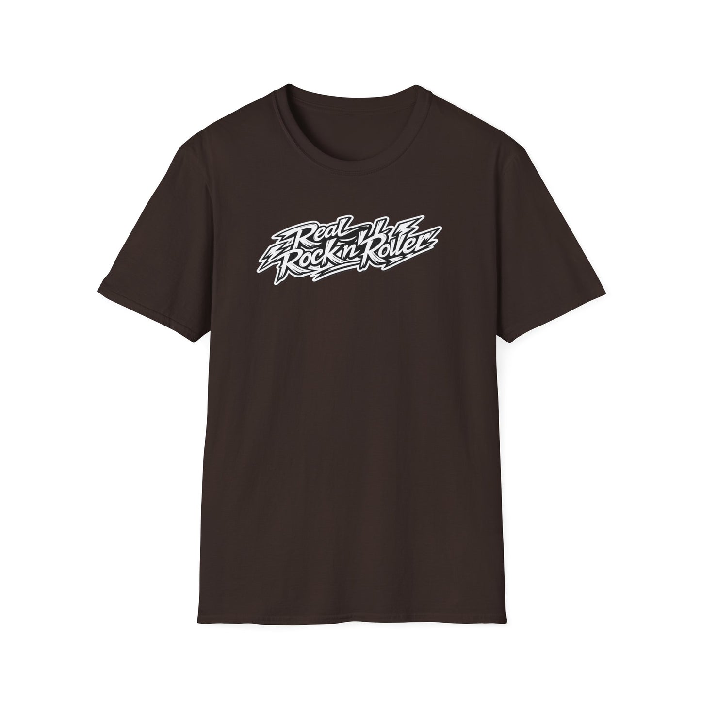 "Rock n Roll Is In My Soul" Signiture Graphic T-Shirt — "Real Rock n Roller" Retro Band Tee