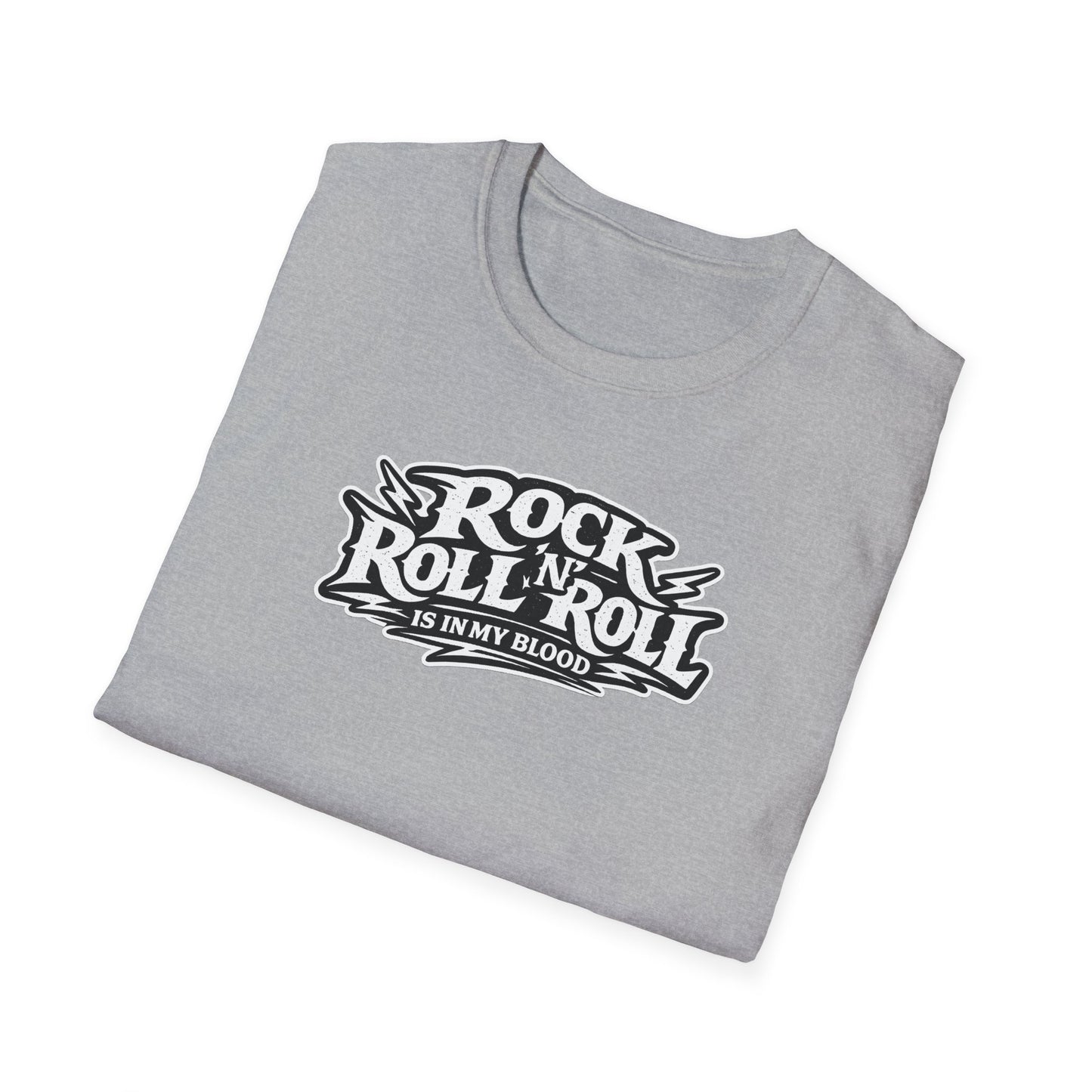 Rock & Roll T‑Shirt — “Sleep All Day, Rock All Night” Vintage Skull Band Tee