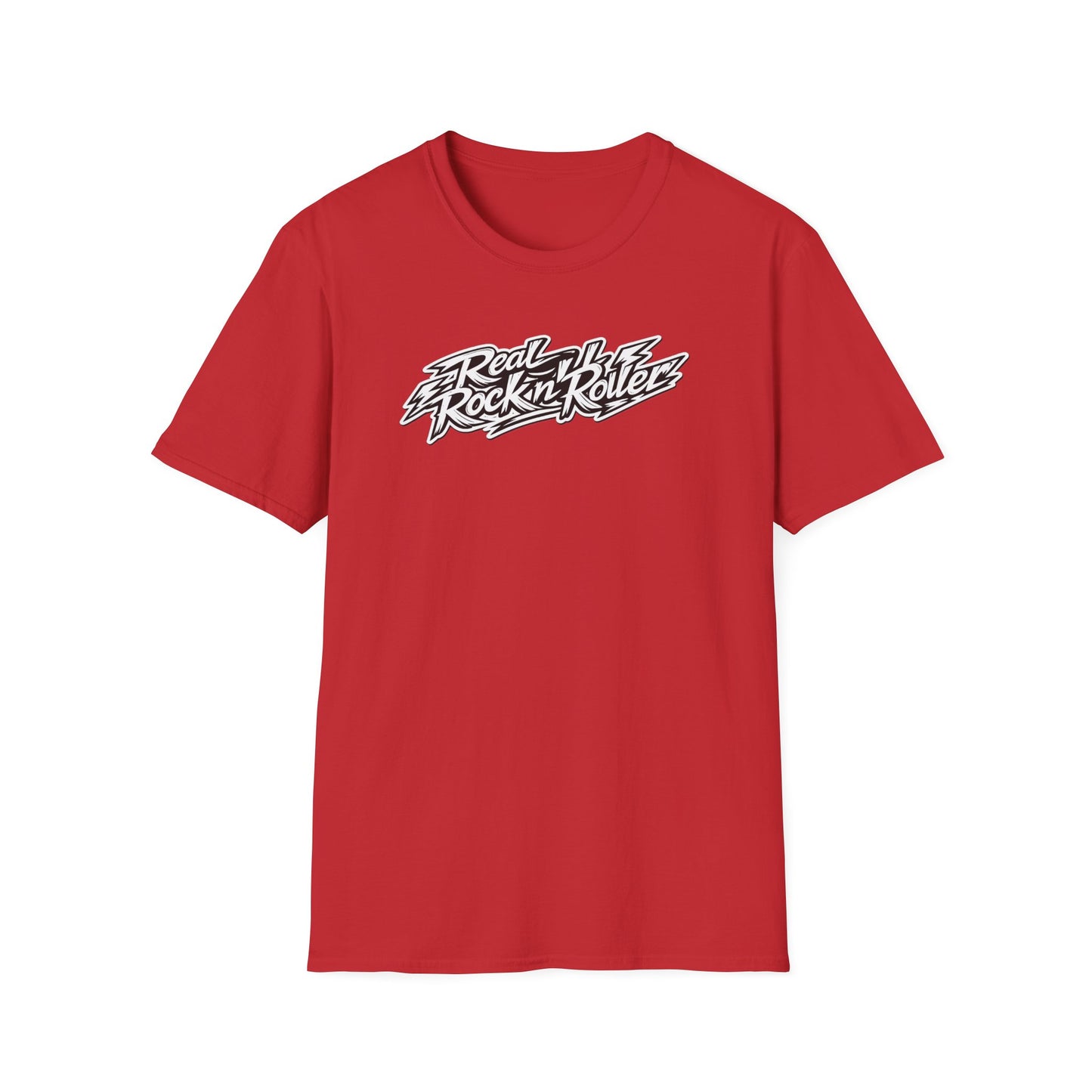 "Rock n Roll Is In My Soul" Signiture Graphic T-Shirt — "Real Rock n Roller" Retro Band Tee
