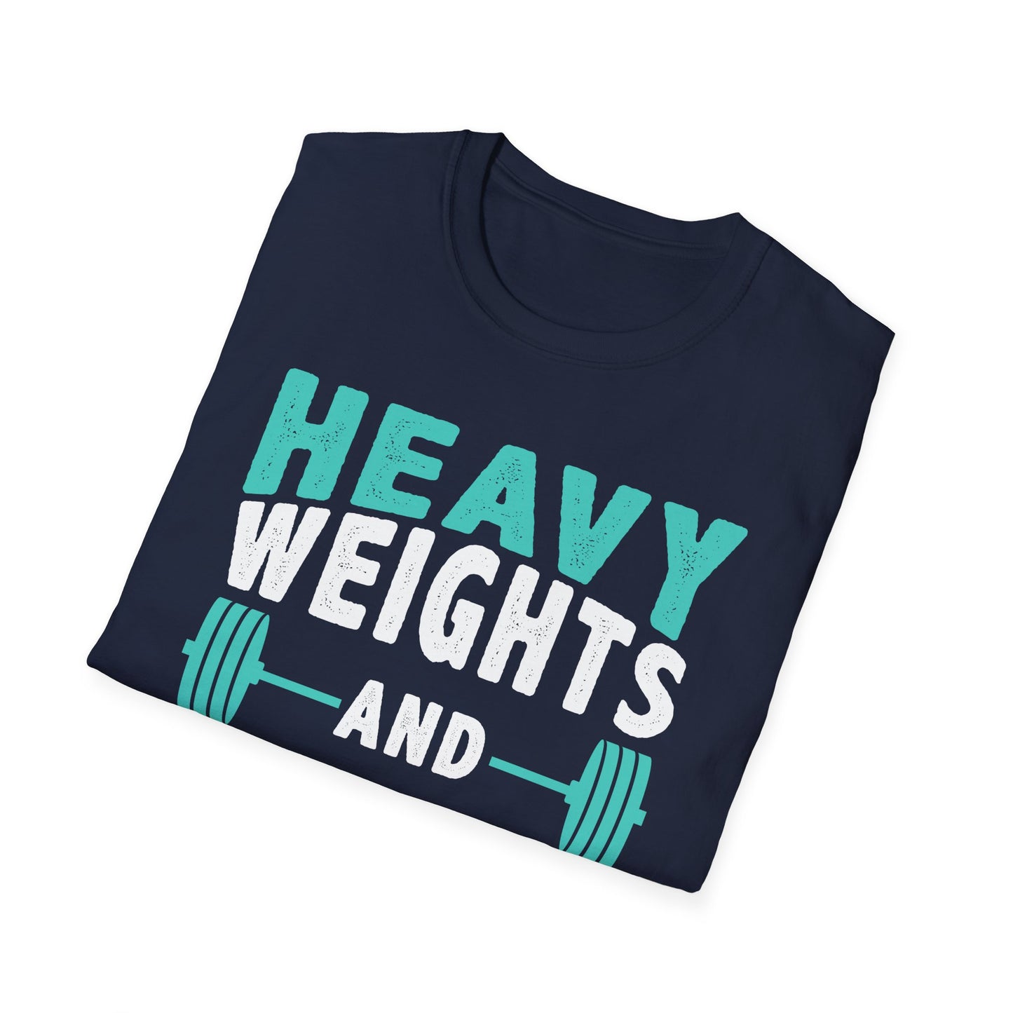 Heavy Weights and Protein Shakes T-Shirt — Funny Gym Workout Tee