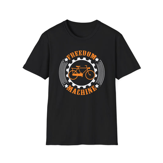 Freedom Machine Bicycle T-Shirt – Vintage Orange Bike Graphic