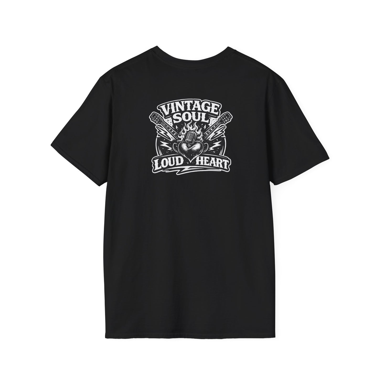 Rock-n-Rolla Vintage Soul T-Shirt — Retro Skull & Guitars Graphic Tee