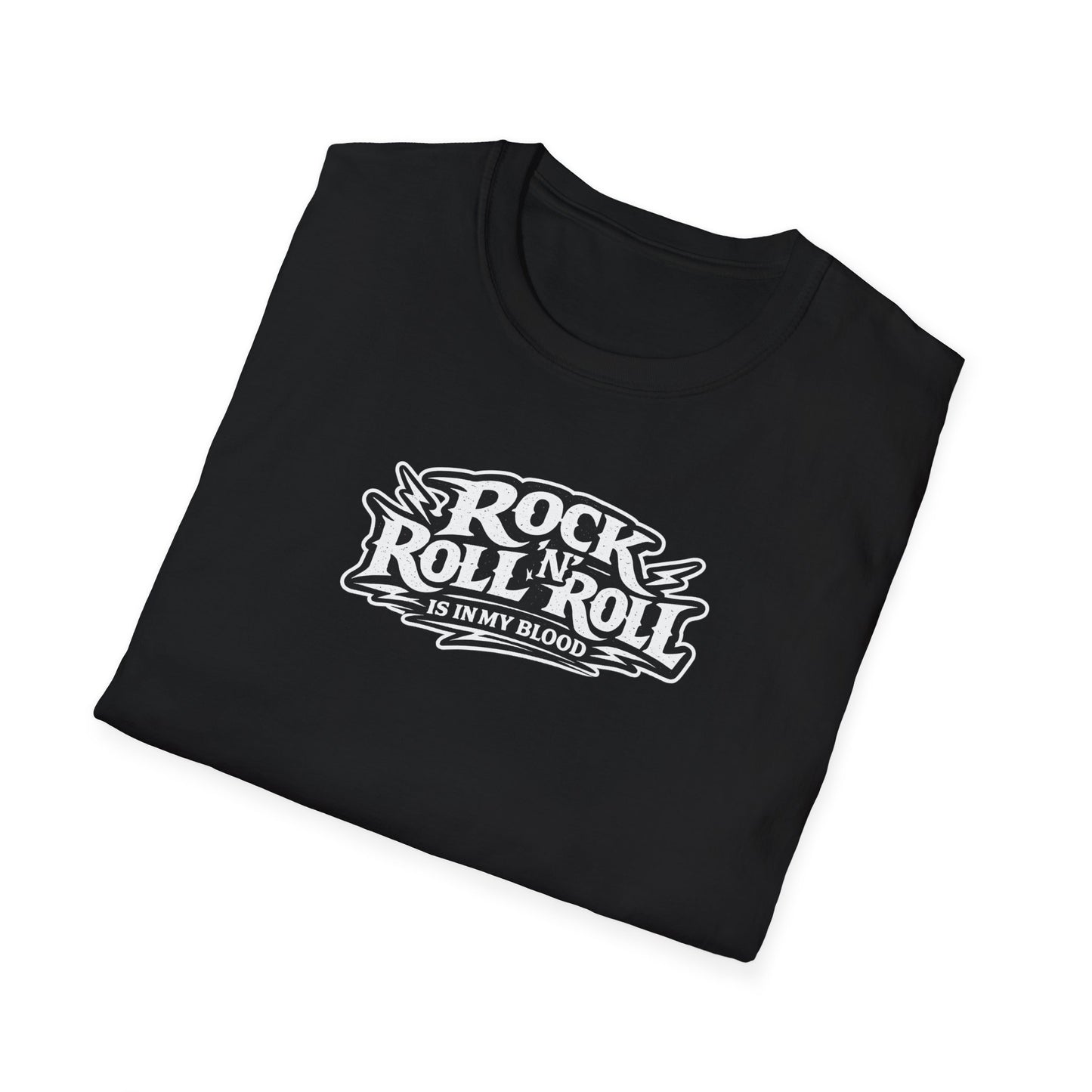 Rock & Roll T-Shirt — "Distortion Is My Religion" Vintage Guitar Skull Tee