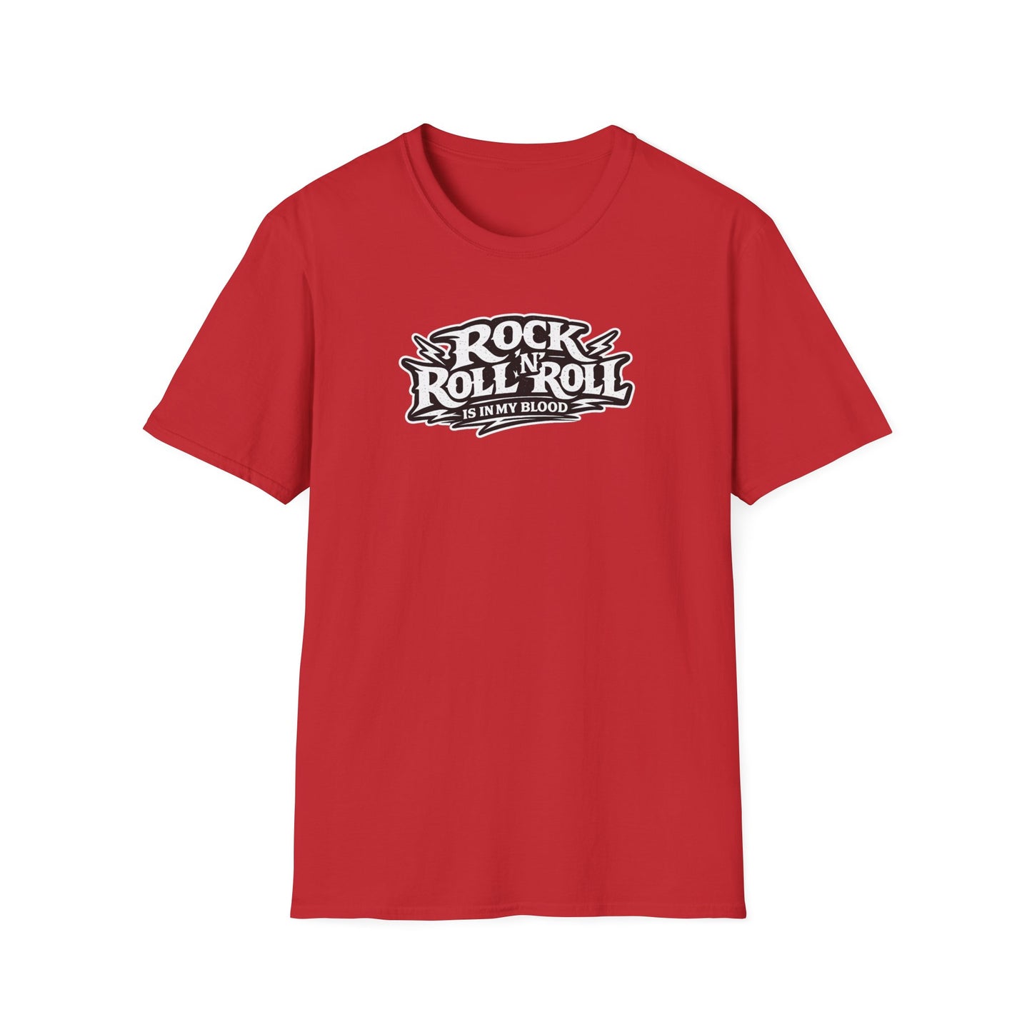 Rock & Roll T‑Shirt — “Sleep All Day, Rock All Night” Vintage Skull Band Tee