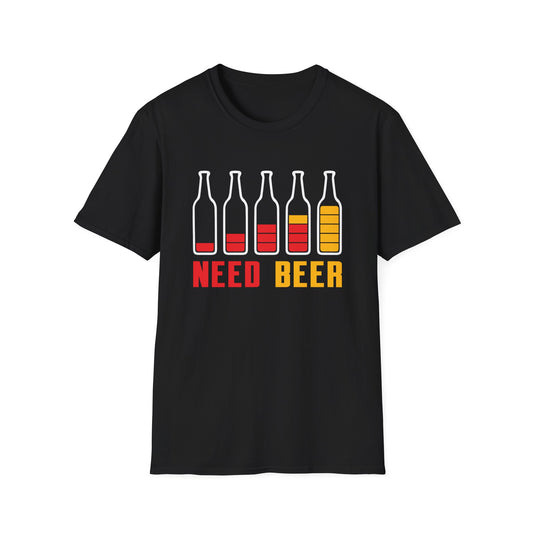 Need Beer T-Shirt — Funny Beer Bottle Graphic Tee for Beer Lovers