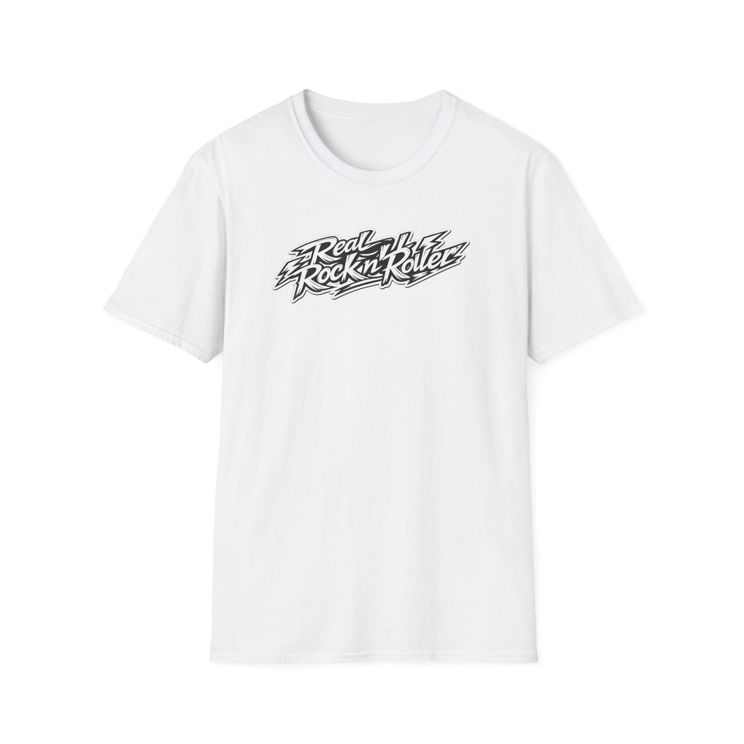 "Rock n Roll Is In My Soul" Signiture Graphic T-Shirt — "Real Rock n Roller" Retro Band Tee